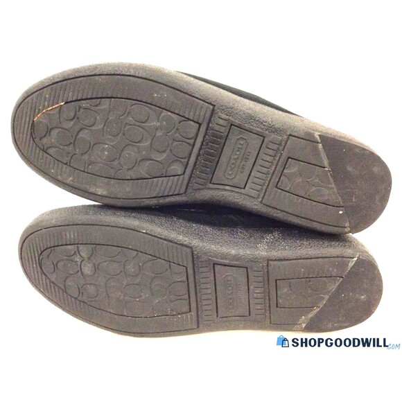 Coach Tamala Signature Suede Shearling Boots - Size 7 - Picture 4 of 5